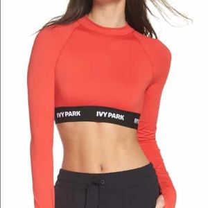 Topshop / Ivy Park Red Crop Top